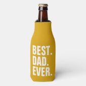 Personalisierter Vatertag Geschenk Bester Vater je Flaschenkühler (Flaschenvorderseite)