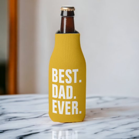 Personalisierter Vatertag Geschenk Bester Vater je Flaschenkühler