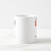 Personalisierter Vatertag |Hooked on Daddy Fishing Kaffeetasse (Mittel)