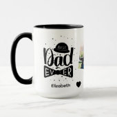 Personalisierter Vatertag-Kaffeebecher Tasse (Links)