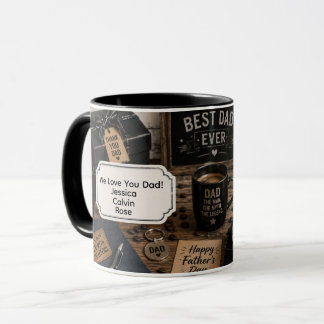 Personalisierter Vatertag-Kaffeetassen-Geschenk Tasse