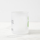 Personalisierter Vatertag Mattglastasse (Mittel)