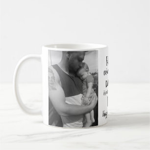 Personalisierter Vatertag mit 2 Fotos Tochter Zita Kaffeetasse
