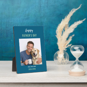 Personalisierter Vatertag mit Tieren Süße Tiere Fotoplatte