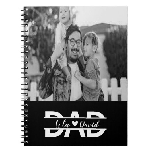 Personalisierter Vatertag Notizblock (Vorderseite)
