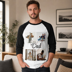 Personalisierter Vatertag  –  Superheld Papa T-Shirt