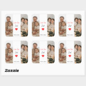 Personalisierter Vatertag | Vater-Geschenk Quadratischer Aufkleber (Blatt)