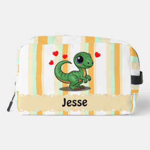 Personalisierter Velociraptor-Dinosaurier-Bleistif Waschbeutel