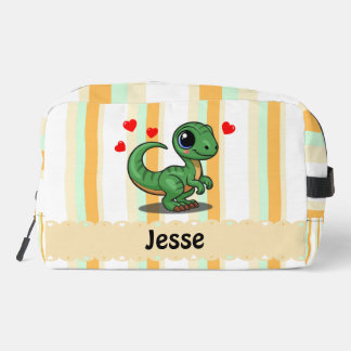 Personalisierter Velociraptor-Dinosaurier-Bleistif Waschbeutel