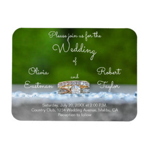 Personalisierter Verlobung Magnet