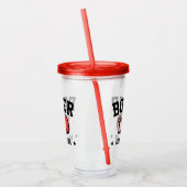 Personalisierter Verpacken-Boxer Acryltrinkbecher (Links)