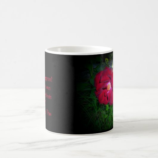 Personalisierter verwandelnder Tasse-Rose Entwurf Verwandlungstasse (Mittel)