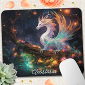 Personalisierter verzauberter Walddrache Mousepad