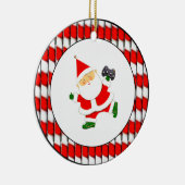 Personalisierter VideoGamer Keramik Ornament (Rechts)