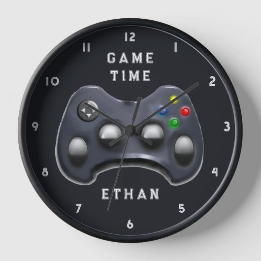 Personalisierter VideoGamer Uhr (Vorderseite)