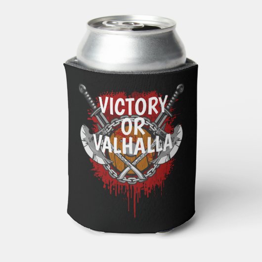 Personalisierter Viking Sieg oder Schlachtruf von  Dosenkühler (Kanne Rückseite)