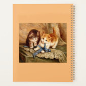 Personalisierter Viktorianischer Stilplaner Kitten Planer (Rückseite)