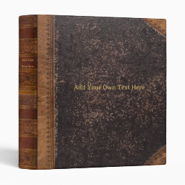 Personalisierter Vintage-3-Ring-Binder 2,5 Cm Ordner