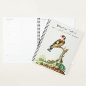 Personalisierter Vintage-Botanischer-Vogel-Akademi Planer (Anzeige)
