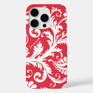 Personalisierter Vintage-Damaskus ändert die Farbe iPhone 16 Pro Hülle