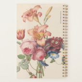 Personalisierter Vintage-Florplanner Planer (Rückseite)