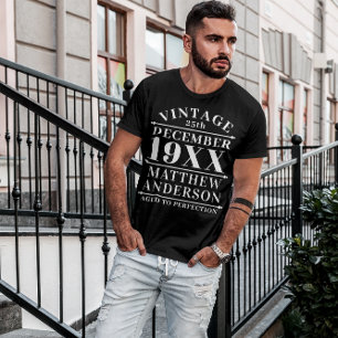 Personalisierter Vintage - Perfekt gealtert T-Shirt
