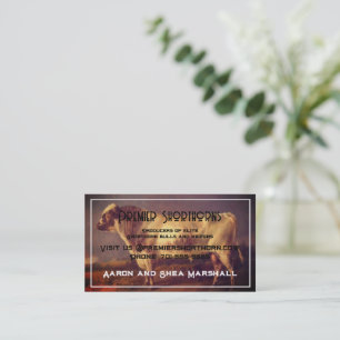 Personalisierter Vintage-Shorthorn-Bulle  Visitenkarte