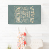 Personalisierter Vintager 65. Geburtstag Whiskey T Banner (Insitu)