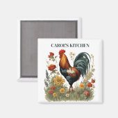 Personalisierter Vintager Bauernhof Magnet (Vorderseite/Rückseite)