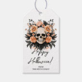 Personalisierter Vintager Blumenschmuck Geschenkanhänger (Vorderseite)