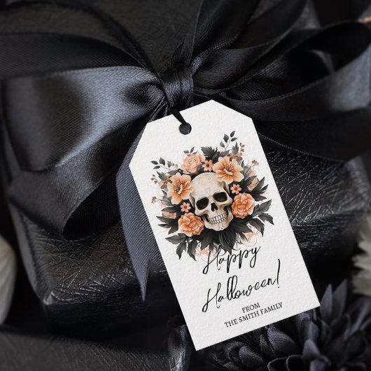 Personalisierter Vintager Blumenschmuck Geschenkanhänger