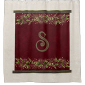 Personalisierter Vintager Duschvorhang (Vorderseite)