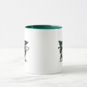 Personalisierter Vintager Eisbärenbaum Tasse (Zentrum)