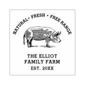 Personalisierter Vintager Familienbetrieb Gummistempel (Prägung)