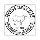 Personalisierter Vintager Familienbetrieb Gummistempel (Prägung)