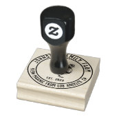 Personalisierter Vintager Familienbetrieb Gummistempel (Stempel)
