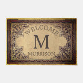 Personalisierter Vintager Familienerinnerung Fußmatte (Vorderseite)