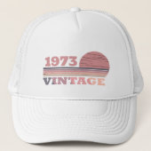 Personalisierter Vintager Geburtstag Geschenk für  Truckerkappe (Vorderseite)