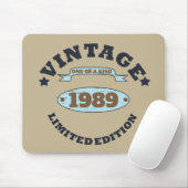 Personalisierter Vintager Geburtstag Mousepad (Mit Mouse)