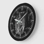 Personalisierter Vintager Große Wanduhr (Winkel)