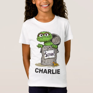 Personalisierter Vintager Oscar der Grouch Scram T-Shirt