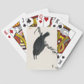 Personalisierter Vintager Schwarzer Schnitt Spielkarten (Rückseite)