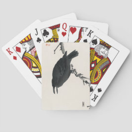 Personalisierter Vintager Schwarzer Schnitt Spielkarten