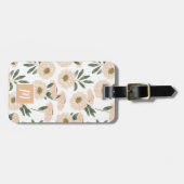 Personalisierter Vintager Sommerblut Gepäckanhänger (Vorderseite horizontal)