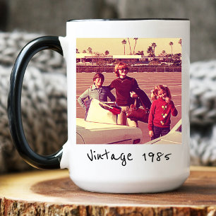 Personalisierter Vintager Stil, benutzerdefinierte Kaffeetasse