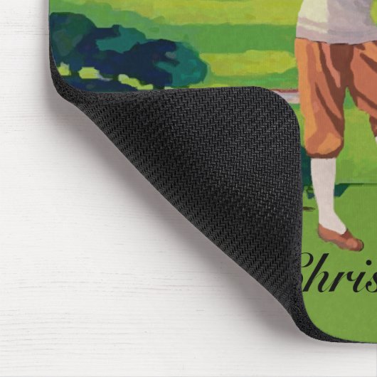 Personalisierter Vintager Stil Mousepad (Ecke)