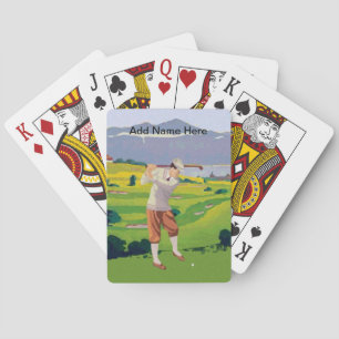 Personalisierter Vintager Stil Spielkarten