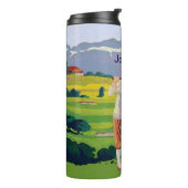 Personalisierter Vintager Stil Thermosbecher (Nach links gedreht)