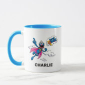 Personalisierter Vintager Super Grover Tasse (Links)