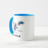 Personalisierter Vintager Super Grover Tasse (Vorderseite Links)